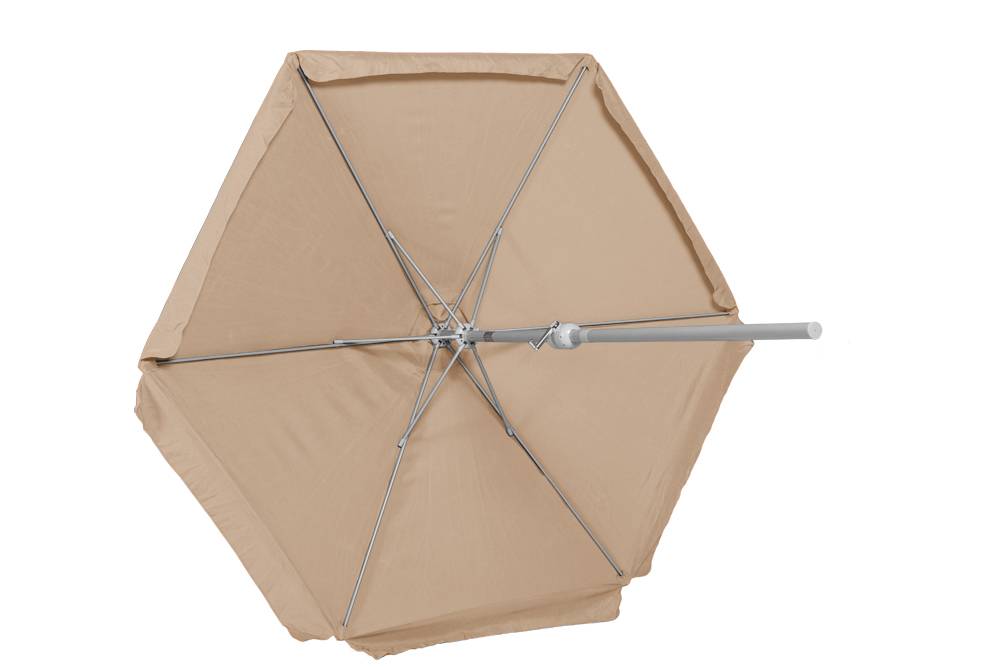 Merxx Schirm Ø 230 cm 38 mm Rohr beige Begrenzt auf 3 Tage