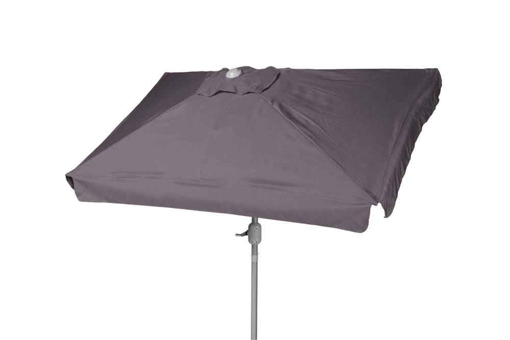 Merxx Schirm 120 x 190 cm 38 mm Rohr grau Black Friday Preise