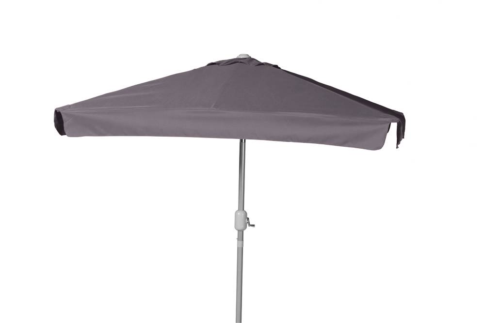 Merxx Schirm 120 x 190 cm 38 mm Rohr grau Black Friday Preise