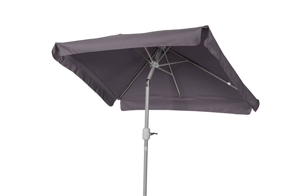 Merxx Schirm 120 x 190 cm 38 mm Rohr grau Black Friday Preise