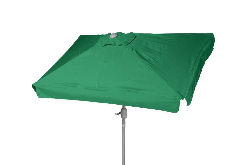 Merxx Schirm 120 x 190 cm 38 mm Rohr grün Im Verkauf