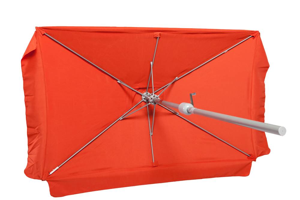 Merxx Schirm 120 x 190 cm 38 mm Rohr terracotta zollfrei