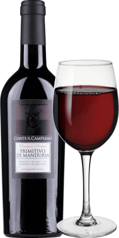 vinello Primitivo di Manduria DOC - Conte di Campiano Begrenzt auf 3 Tage