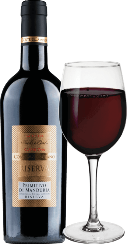 vinello Primitivo di Manduria Riserva DOC - Conte di Campiano Letzter Tag