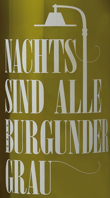 vinello Grauburgunder NACHTS SIND ALLE BURGUNDER GRAU trocken - Markus Pfaffmann Hotsell
