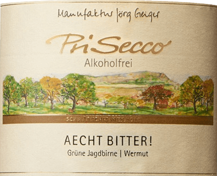 vinello PriSecco Aecht Bitter - Manufaktur Jörg Geiger Kostenloser Versand