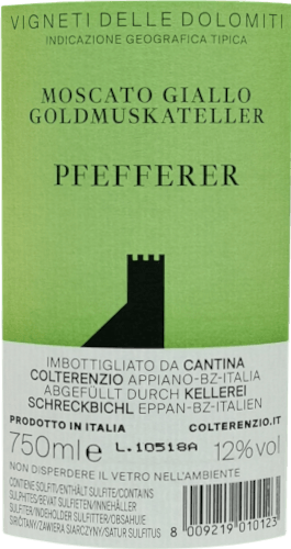 vinello Pfefferer Vigneti delle Dolomiti IGT - Kellerei Schreckbichl Rabatt