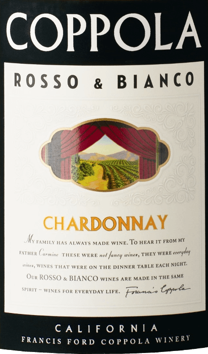 vinello Rosso & Bianco Chardonnay - Francis Ford Coppola Winery Valentinstagsangebot