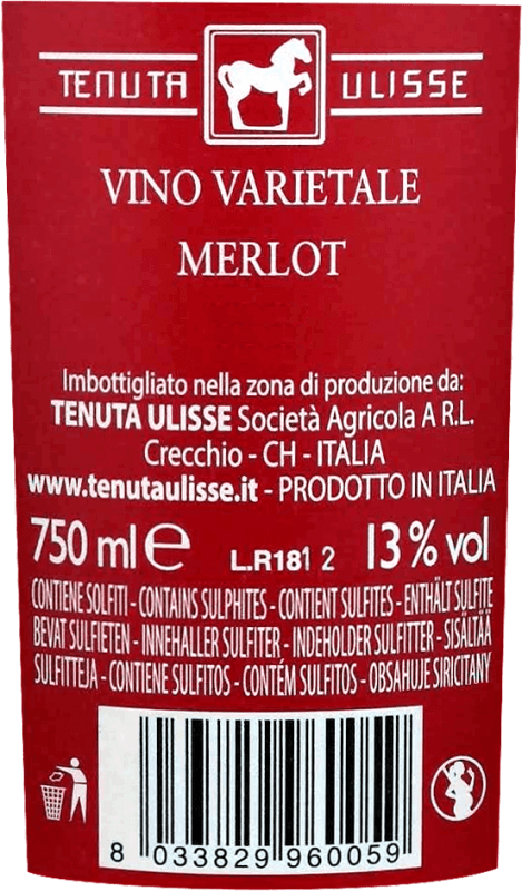 vinello Merlot Rosato Terre di Chieti IGT - Tenuta Ulisse Fabrikladen