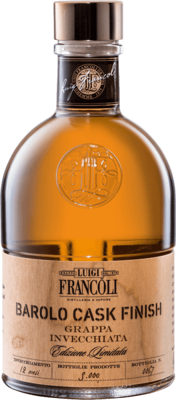 vinello Grappa Barolo Cask Finish 0 5l - Luigi Francoli