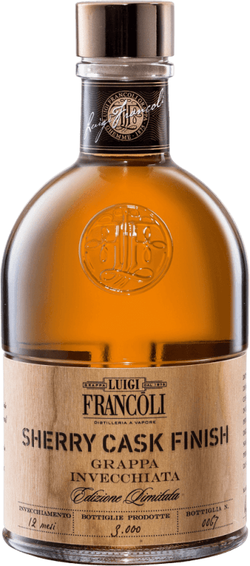 vinello Grappa Sherry Cask Finish 0 5l - Luigi Francoli Zeitlich begrenztes Angebot