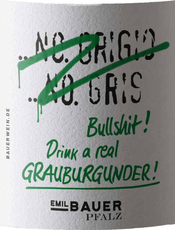 vinello Bullshit Grauburgunder trocken - Emil Bauer Zeitlich begrenztes Angebot