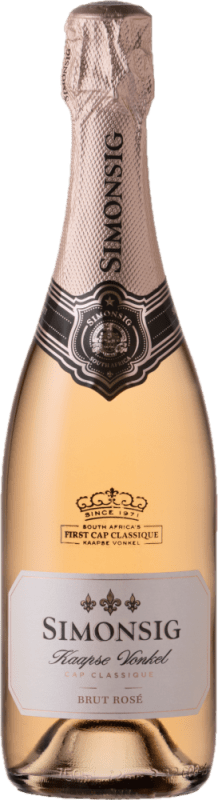 vinello Kaapse Vonkel Brut Rosé Methode Cap Classique - Simonsig Limitierter Zeitrabatt
