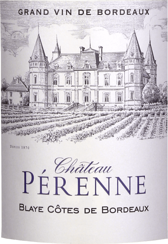 vinello Blanc Blaye Côtes de Bordeaux - Château Pérenne Riesige Rabatte