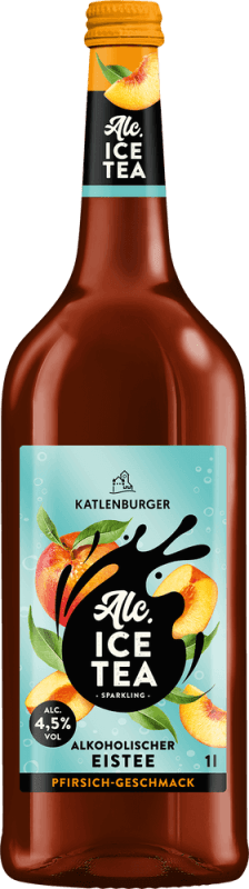 vinello Alc. Ice Tea Pfirisch 1 l - Katlenburger Kellerei