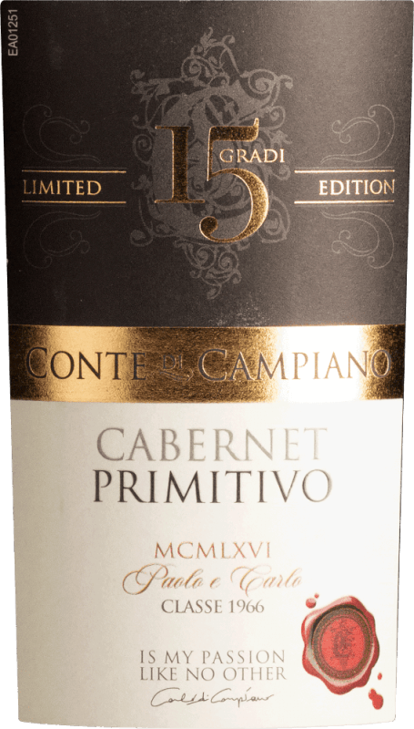 vinello Cabernet Primitivo - Conte di Campiano Begrenzt auf 3 Tage