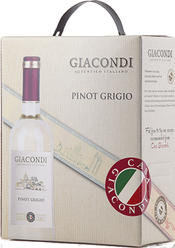 vinello Giacondi Pinot Grigio Terre Siciliane IGT 3 0 l Bag in Box - Mondo del Vino
