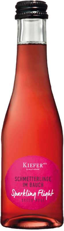 vinello Schmetterlinge im Bauch Sparkling Flight Secco Rosé 0 2 L Piccolo - Weingut Kiefer