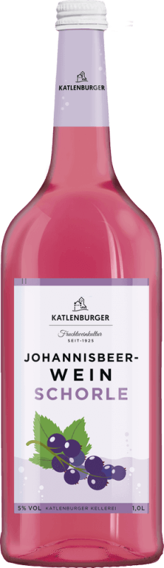 vinello Fruchtweinschorle Schwarze Johannisbeere 1 l - Katlenburger Kellerei