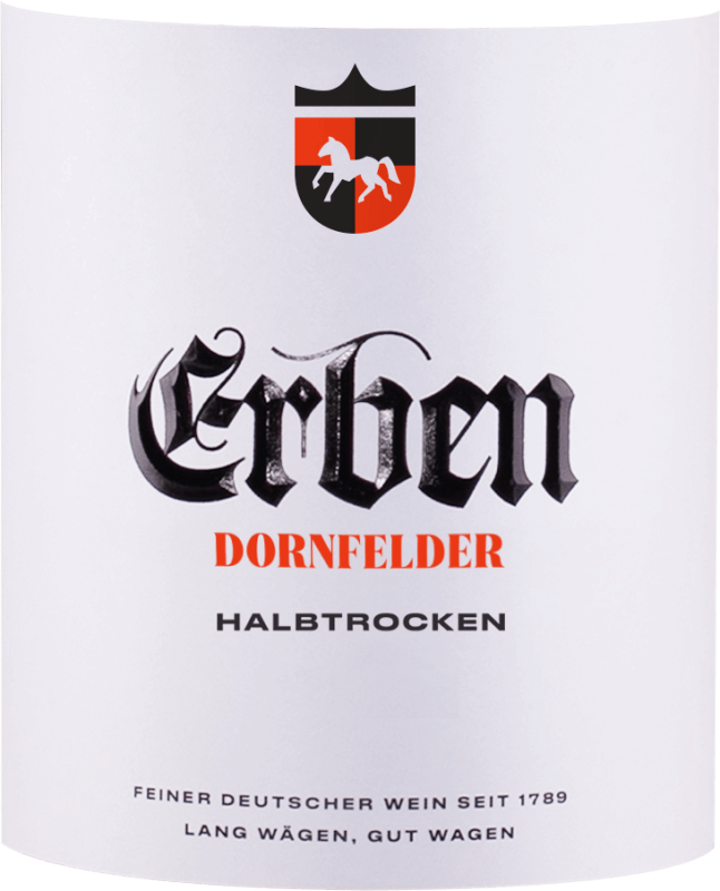 vinello Erben Dornfelder rot halbtrocken - F. W. Langguth Erben 2025